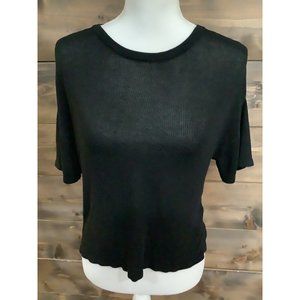 Women’s Wishlist Brand Black Knit Blouse‎